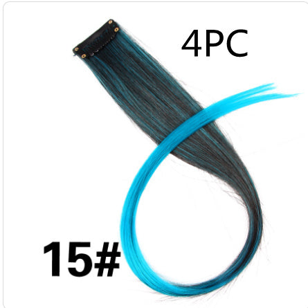 JMT-600650 18-Inch Wig Hair Extension in Vibrant Color with Natural Appearance