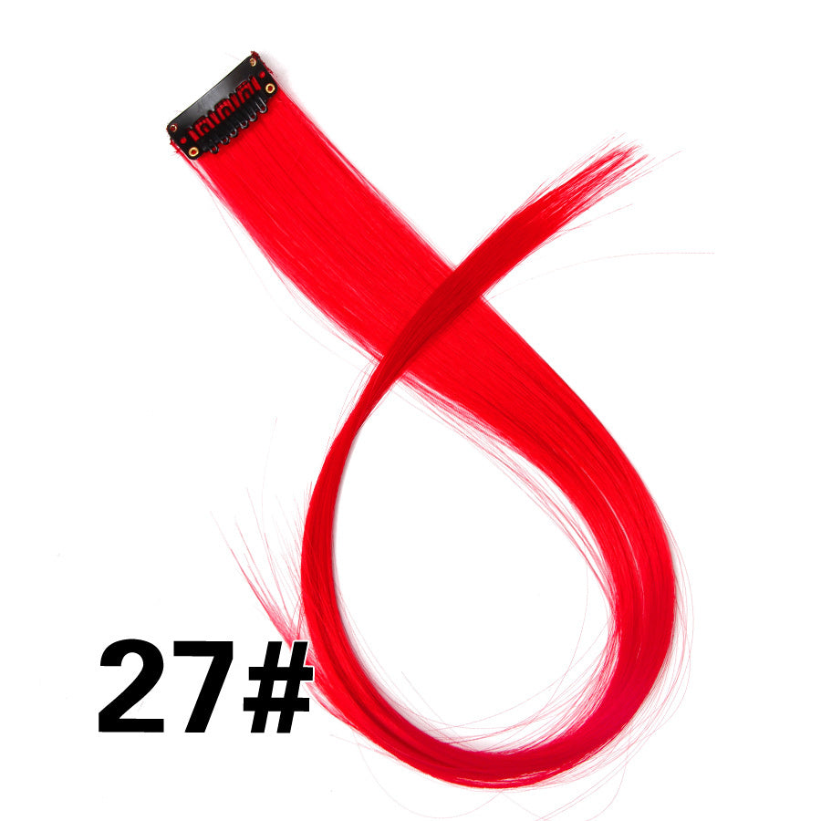 JMT-600650 18-Inch Wig Hair Extension in Vibrant Color with Natural Appearance