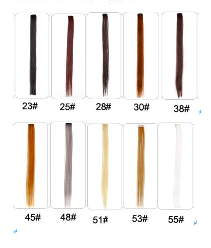 JMT-600650 18-Inch Wig Hair Extension in Vibrant Color with Natural Appearance