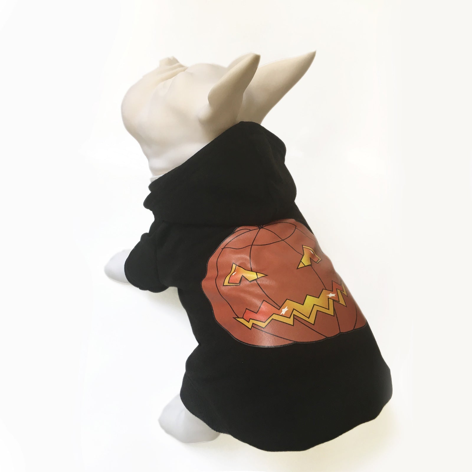 JMT-600906 Cozy Casual Halloween Pumpkin Sweater for Pets - Cotton Fabric Available in Sizes S, M, L, XL