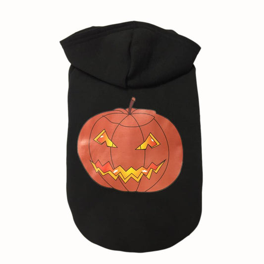 JMT-600906 Cozy Casual Halloween Pumpkin Sweater for Pets - Cotton Fabric Available in Sizes S, M, L, XL