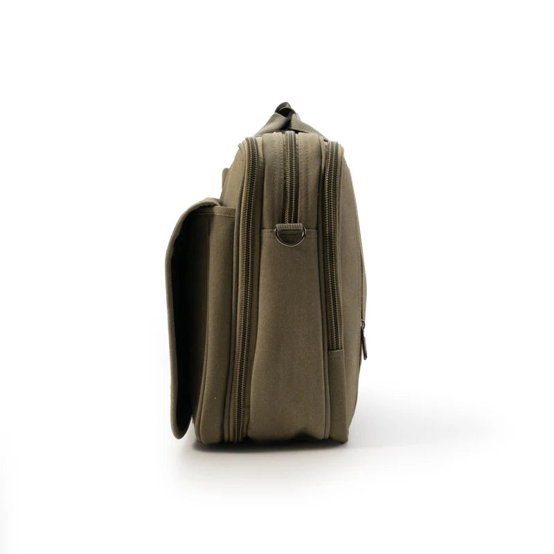 JMT-601098 Versatile Canvas Messenger Bag for Laptop and Outdoor Use