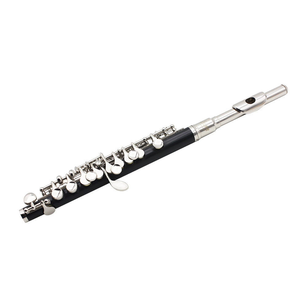 JMT-601162 C Key Piccolo with Bakelite Tube Body and Silver Plated Finish for Beginners and Professionals