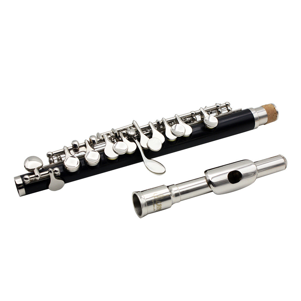 JMT-601162 C Key Piccolo with Bakelite Tube Body and Silver Plated Finish for Beginners and Professionals