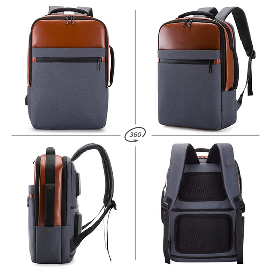 JMT-601290 Stylish Business Travel Laptop Backpack for Men with Organised Compartments