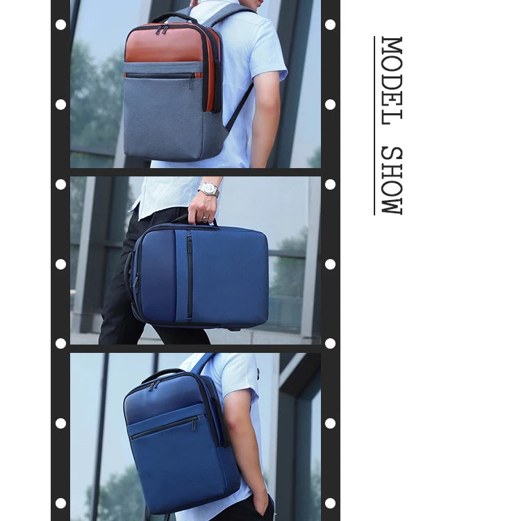 JMT-601290 Stylish Business Travel Laptop Backpack for Men with Organised Compartments