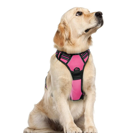 JMT-601610 Adjustable Large Dog Vest Harness with Leash in Multiple Colors and Sizes