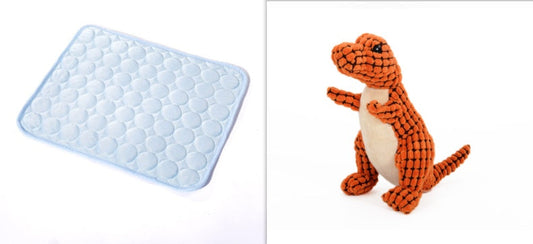 JMT-601738 Pet Cooling Mat for Dogs and Cats - Comfortable Cloth Cold Pad in Multiple Sizes and Colors
