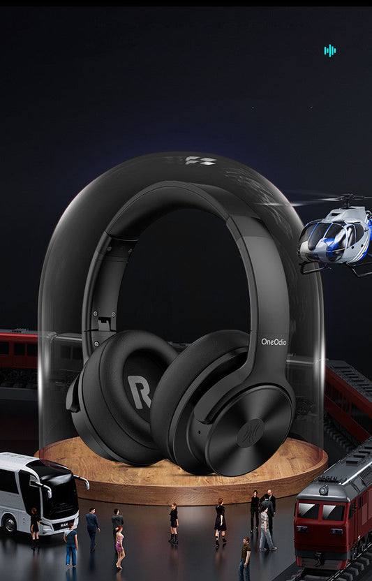 JMT-601930 Oneodio Wireless Bluetooth Headset with Active Noise Cancellation and Subwoofer, Dual Purpose Wired and Bluetooth Connectivity
