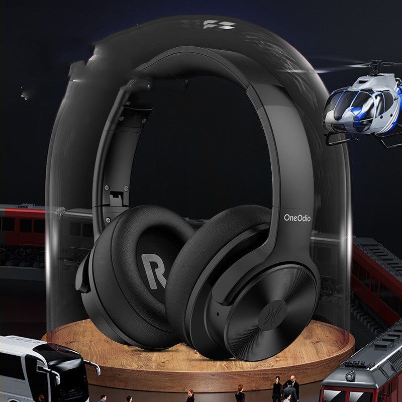 JMT-601930 Oneodio Wireless Bluetooth Headset with Active Noise Cancellation and Subwoofer, Dual Purpose Wired and Bluetooth Connectivity