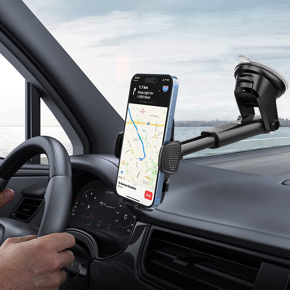 JMT-602122 Universal Car Mobile Phone Holder - Suction Cup Dashboard Mount for Navigation