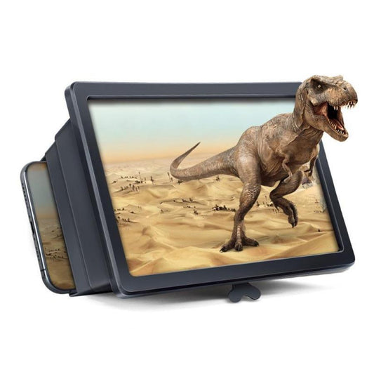JMT-602442 Portable Large Screen HD Blu-ray Projector Box in Black - Compact Design with PVC & ABS Material