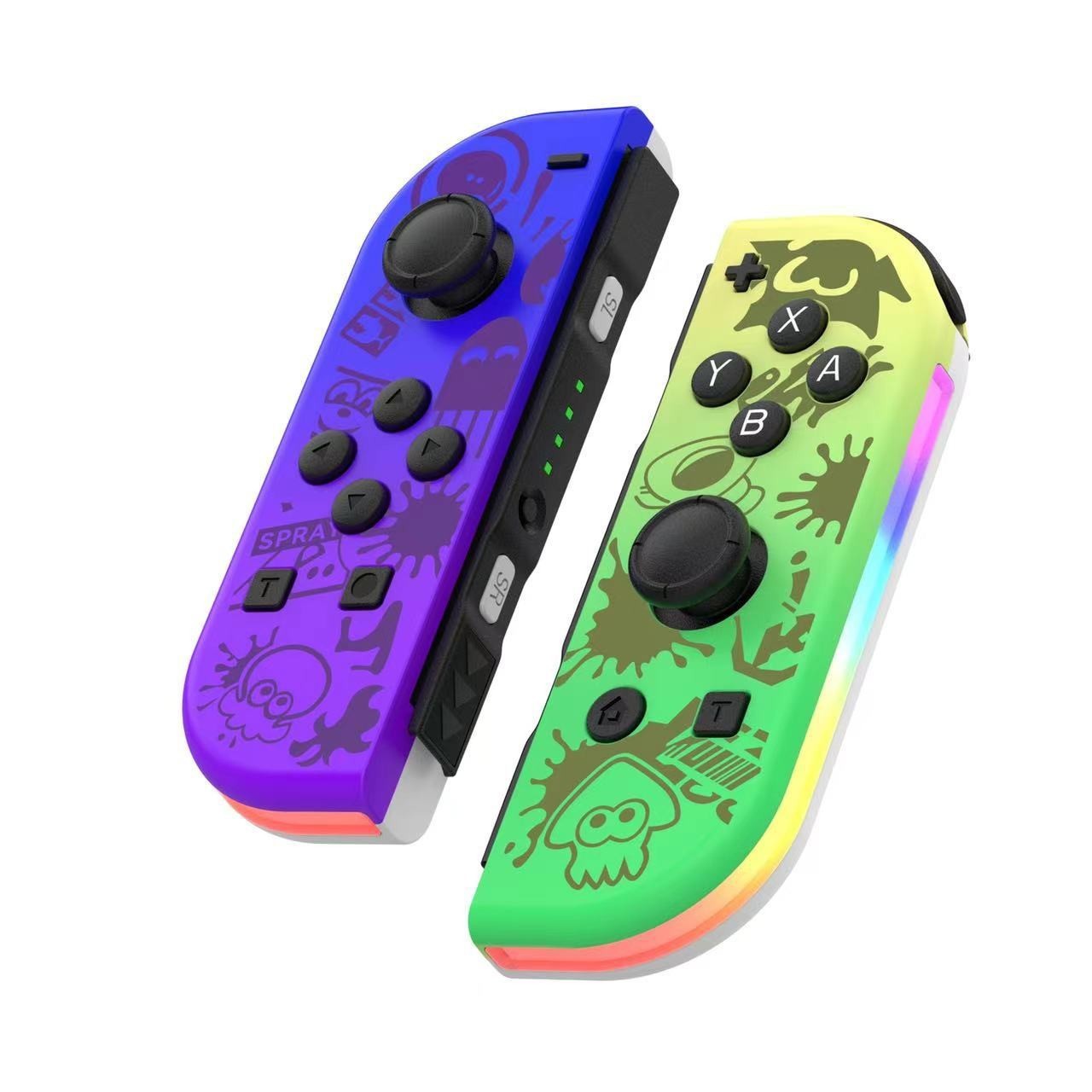 JMT-602890 Bluetooth NFC Game Handle Grip for Switch - Ergonomic Design, Built-in Battery, Multiple Color Options