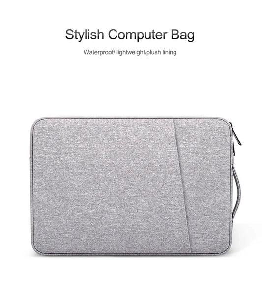 JMT-603402 Waterproof Laptop Bag for 13-16 Inch Computers, Sleek Design Notebook Briefcase Sleeve for Macbook and Other Laptops