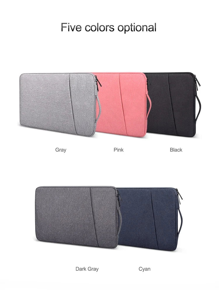 JMT-603402 Waterproof Laptop Bag for 13-16 Inch Computers, Sleek Design Notebook Briefcase Sleeve for Macbook and Other Laptops