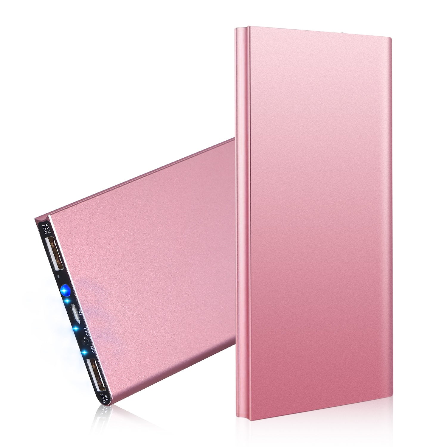 JMT-603594 20000mAh Ultra-Thin Power Bank with Dual USB Ports and Emergency Flashlight