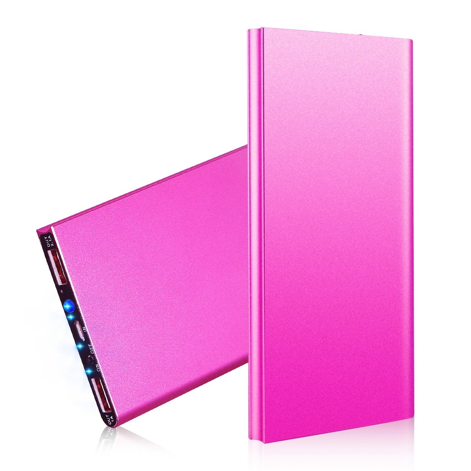 JMT-603594 20000mAh Ultra-Thin Power Bank with Dual USB Ports and Emergency Flashlight