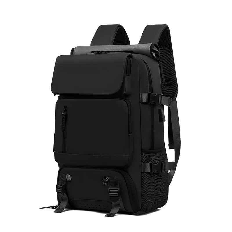 JMT-603594 Waterproof 17 Inch Laptop Backpack with Shoe Compartment and USB Charging Port
