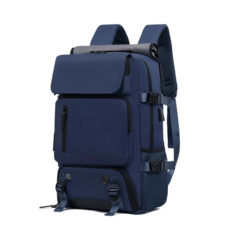 JMT-603594 Waterproof 17 Inch Laptop Backpack with Shoe Compartment and USB Charging Port