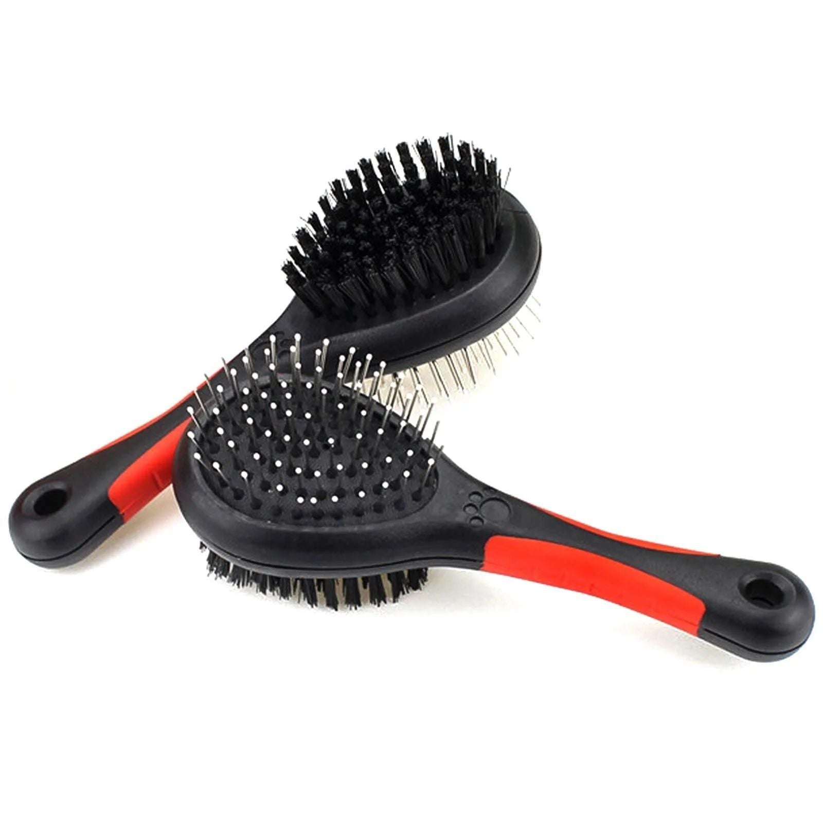 JMT-603658 2-in-1 Double-Sided Pet Grooming Comb for Dogs and Cats - Effective Shedding & Dirt Removal Tool