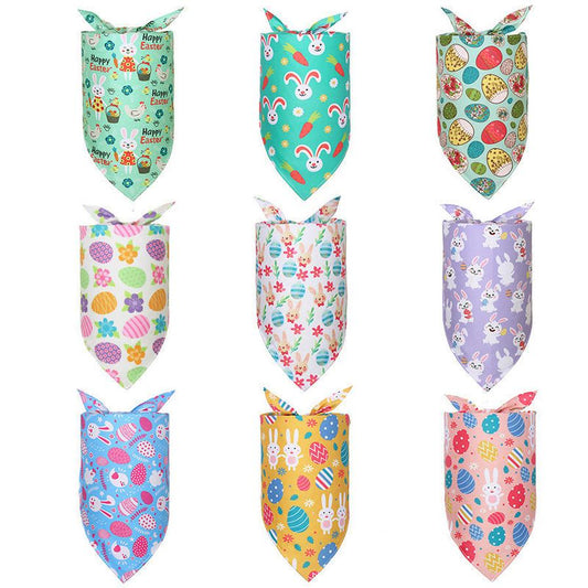 JMT-604042 Easter Bunny Egg Toon Digital Print Soft Polyester Towel - 62x45cm & 45x35cm Options Available