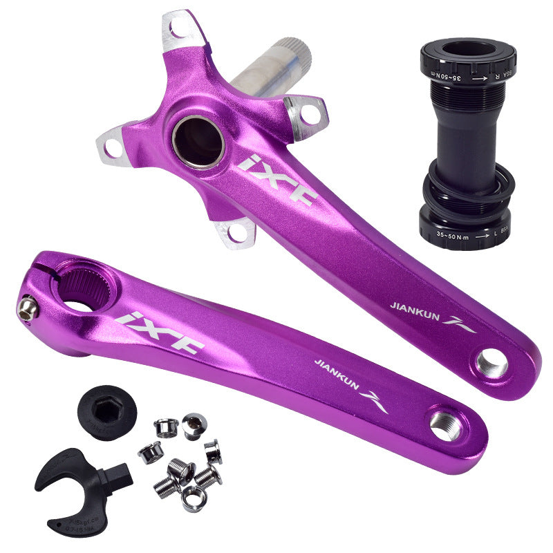 JMT-604106 Hollow Integrated Aluminum Alloy Crank for Mountain Bikes