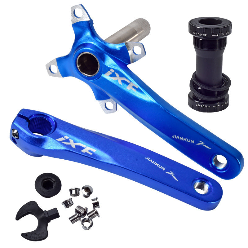 JMT-604106 Hollow Integrated Aluminum Alloy Crank for Mountain Bikes