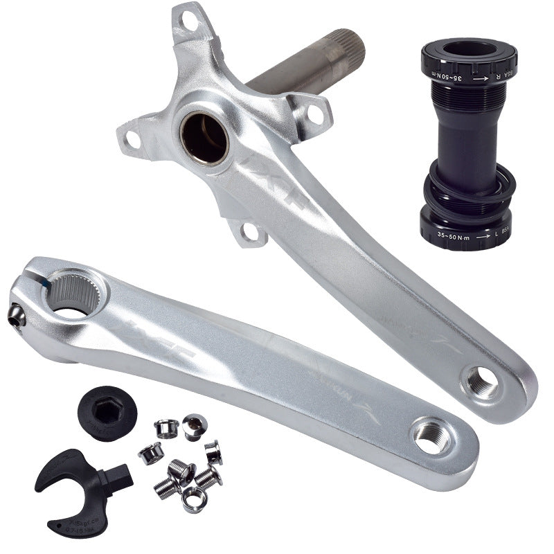 JMT-604106 Hollow Integrated Aluminum Alloy Crank for Mountain Bikes
