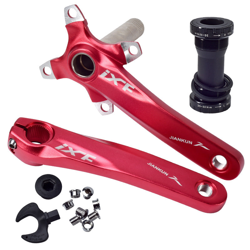 JMT-604106 Hollow Integrated Aluminum Alloy Crank for Mountain Bikes