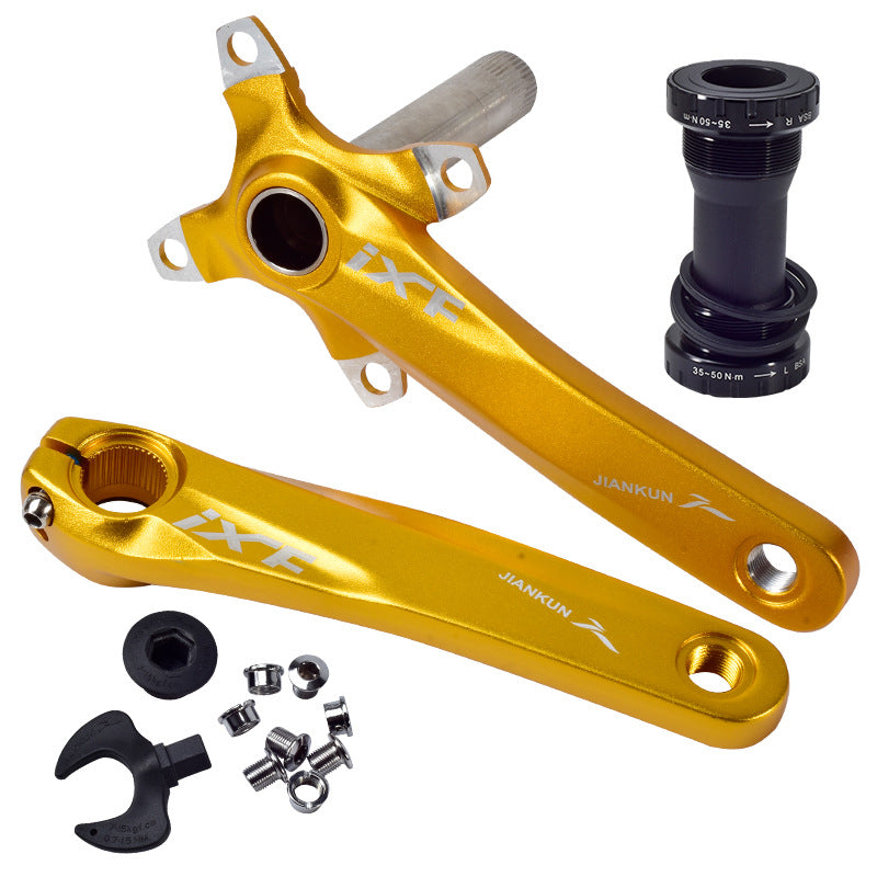 JMT-604106 Hollow Integrated Aluminum Alloy Crank for Mountain Bikes