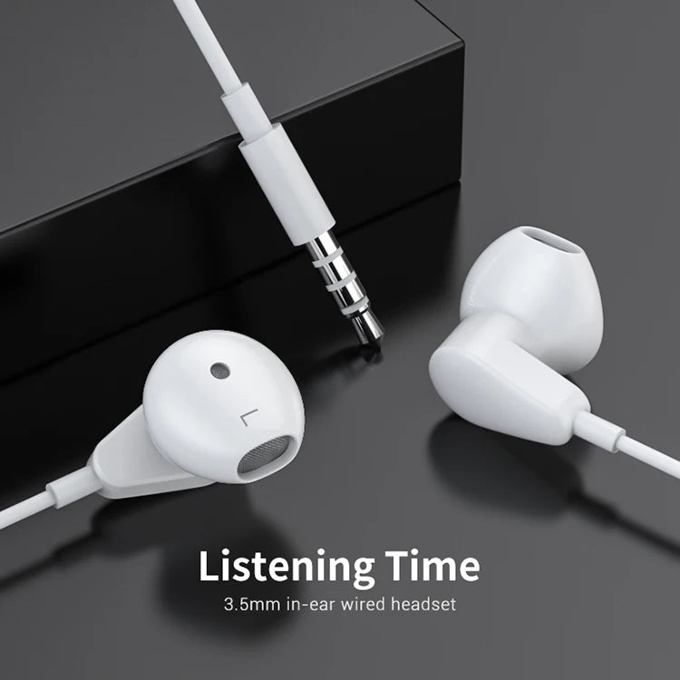 JMT-604234 Wired 3.5mm Gaming Earphones for iPhone and Other Phones, Comfortable Earpiece Design