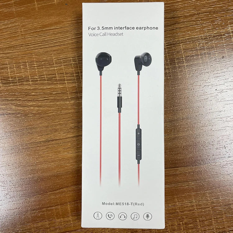 JMT-604234 Wired 3.5mm Gaming Earphones for iPhone and Other Phones, Comfortable Earpiece Design