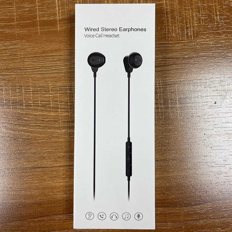 JMT-604234 Wired 3.5mm Gaming Earphones for iPhone and Other Phones, Comfortable Earpiece Design