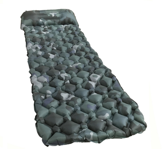 JMT-604426 Camo Inflatable Sleeping Pad for Outdoor Camping and Travel