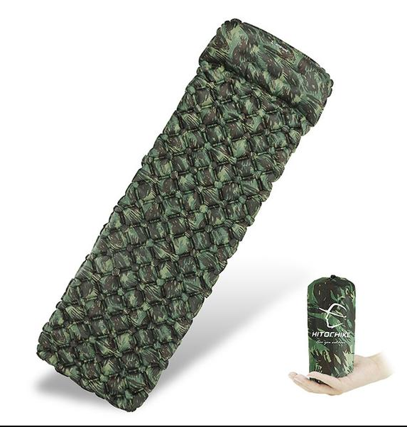 JMT-604426 Camo Inflatable Sleeping Pad for Outdoor Camping and Travel