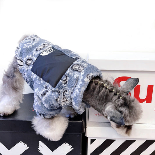 JMT-604490 Cozy Velvet Outfit for Cats and Small Dogs - Available in Multiple Sizes