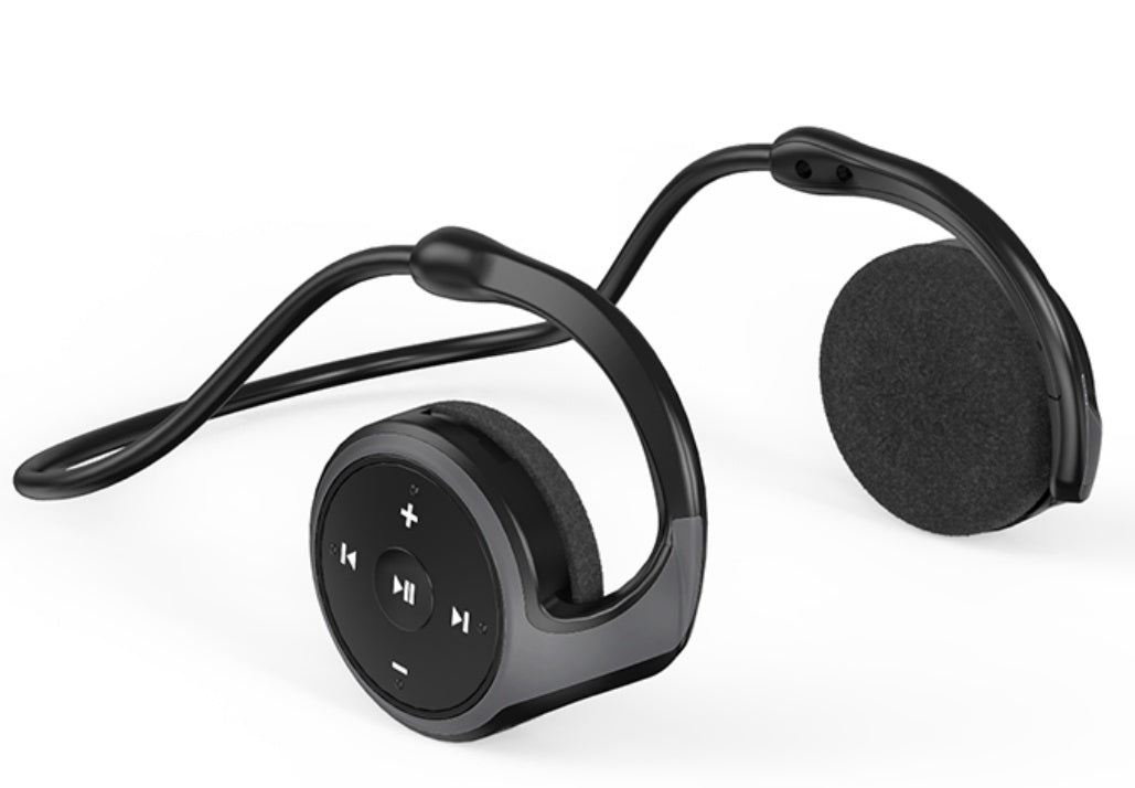 JMT-604554 Wireless Bluetooth Headphones with FM Radio and TF Card Support - A23 Model - Grey, Blue, Red