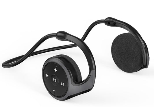 JMT-604554 Wireless Bluetooth Headphones with FM Radio and TF Card Support - A23 Model - Grey, Blue, Red