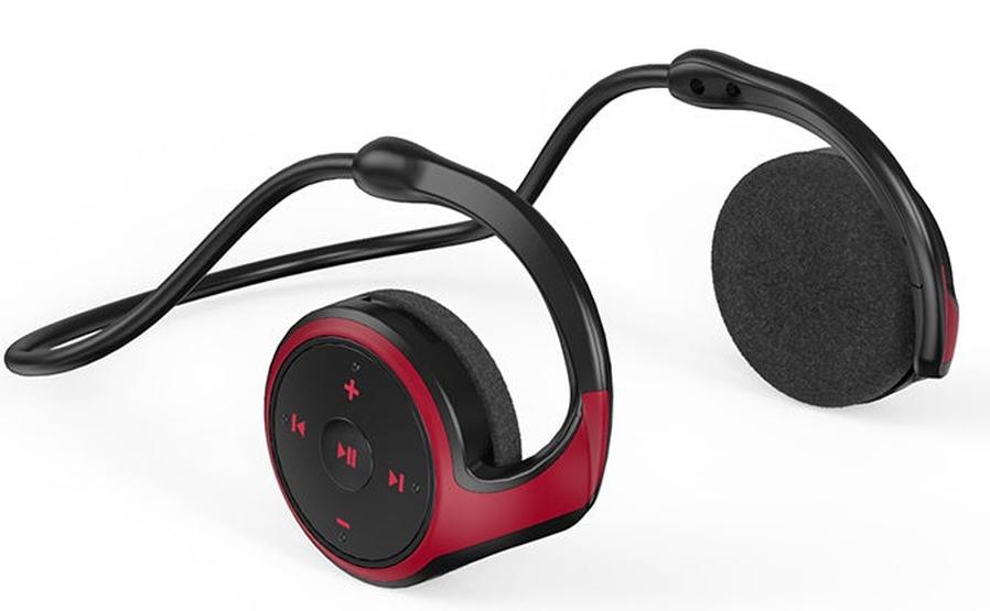 JMT-604554 Wireless Bluetooth Headphones with FM Radio and TF Card Support - A23 Model - Grey, Blue, Red