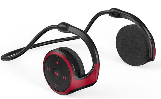 JMT-604554 Wireless Bluetooth Headphones with FM Radio and TF Card Support - A23 Model - Grey, Blue, Red