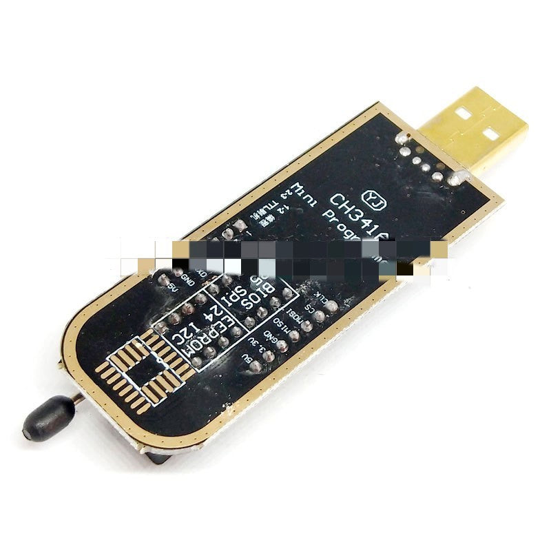 JMT-604746 Gold CH341A USB Programmer for Motherboard Routing with LCD Display and Accessories