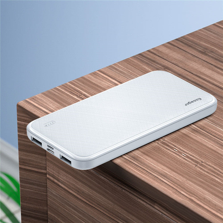 JMT-604746 Portable External Battery Power Bank - Polymer Lithium Ion Cell, Black or White, Plastic Shell