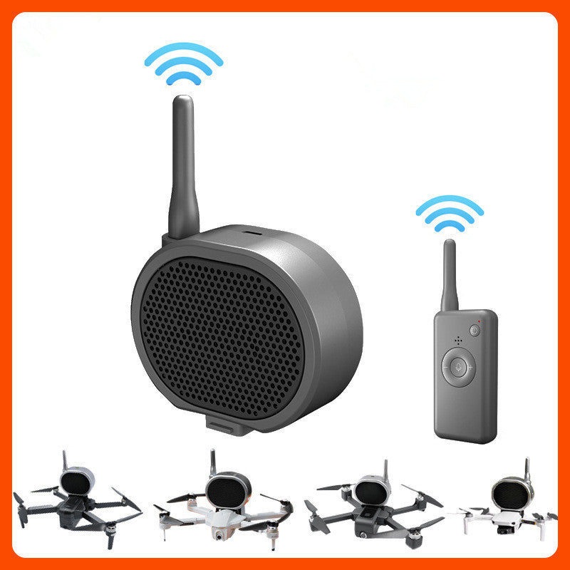 JMT-605066 Compact Remote-Controlled Megaphone with Built-In Lithium Battery for UAV Accessories