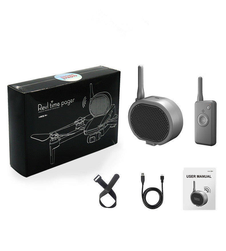 JMT-605066 Compact Remote-Controlled Megaphone with Built-In Lithium Battery for UAV Accessories