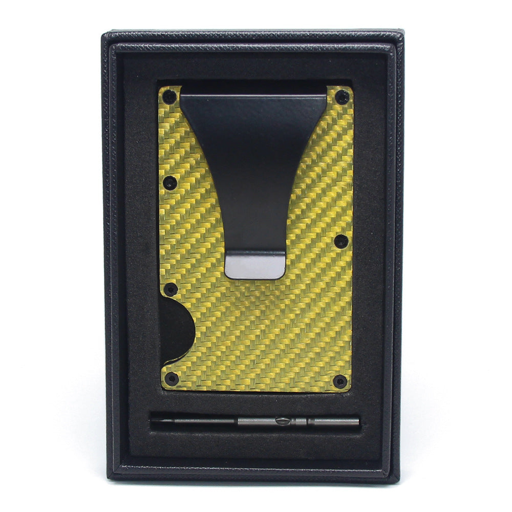 JMT-605258 Carbon Fiber Multi-Card Holder & Banknote Case in Various Colors