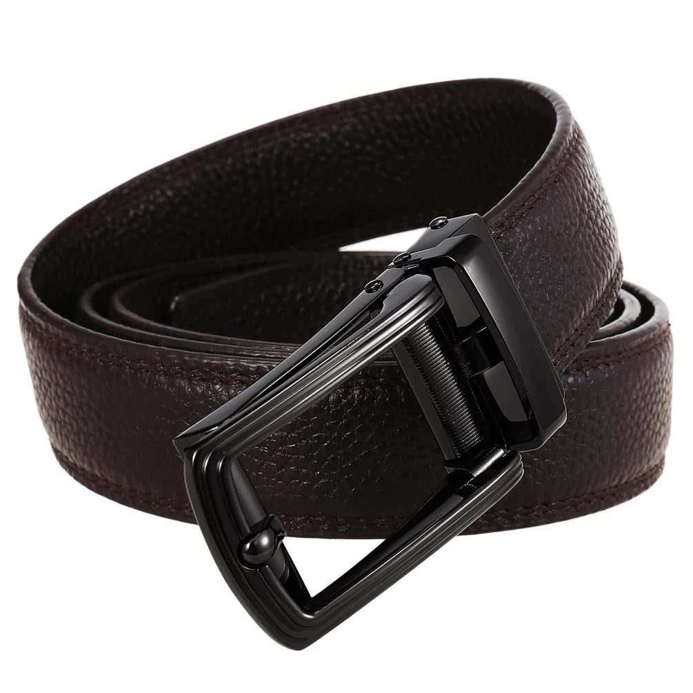 JMT-605322 Genuine Leather 3.0CM Belt - Model LY33-2013-5
