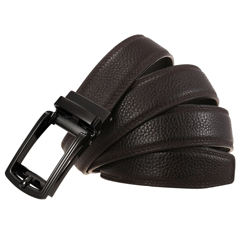 JMT-605322 Genuine Leather 3.0CM Belt - Model LY33-2013-5