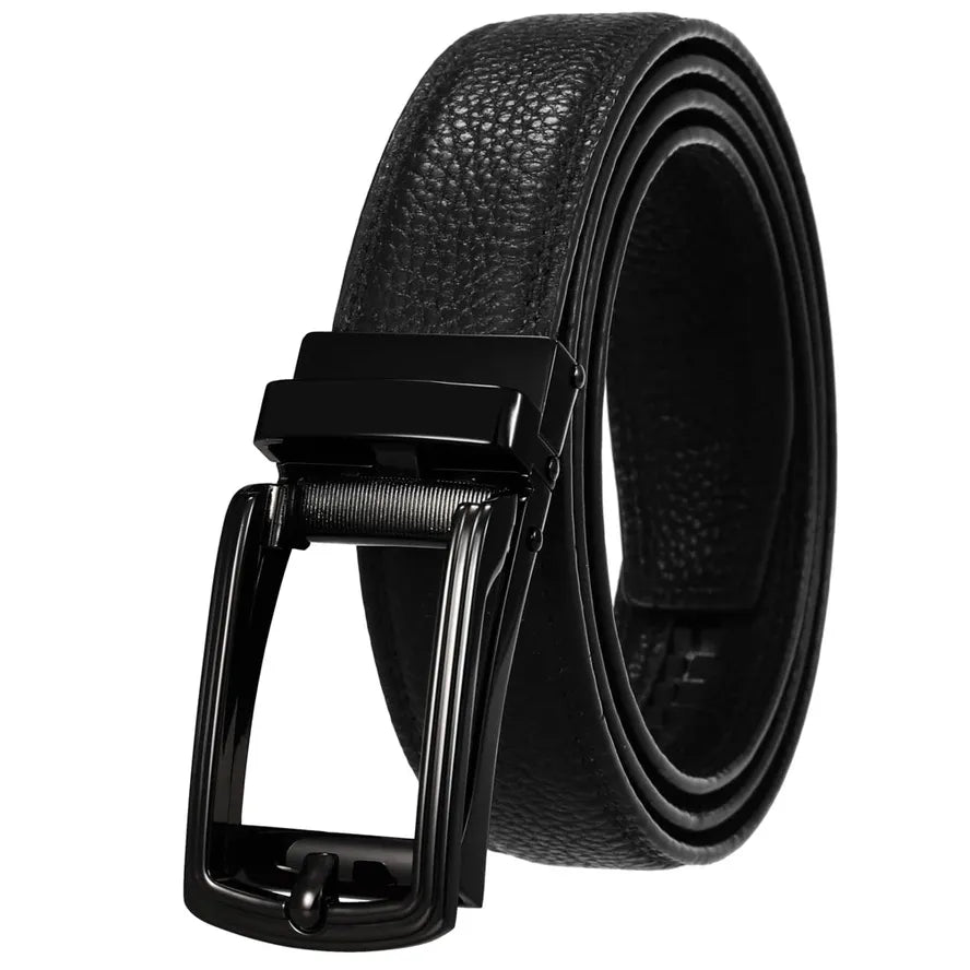 JMT-605322 Genuine Leather 3.0CM Belt - Model LY33-2013-5