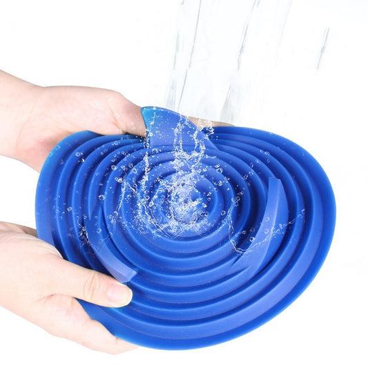 JMT-605898 Silicone Slow Feed Pet Bowl with AS Plastic Holder and TPR Silicone Base