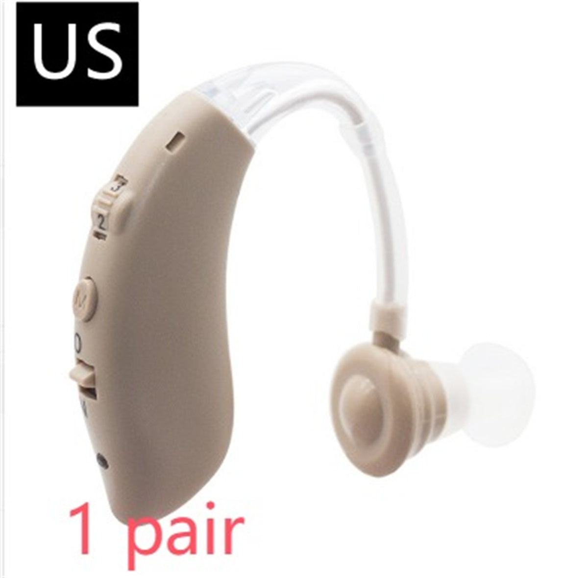 JMT-606218 Rechargeable Hearing Aid Sound Amplifier with Comfortable Fit